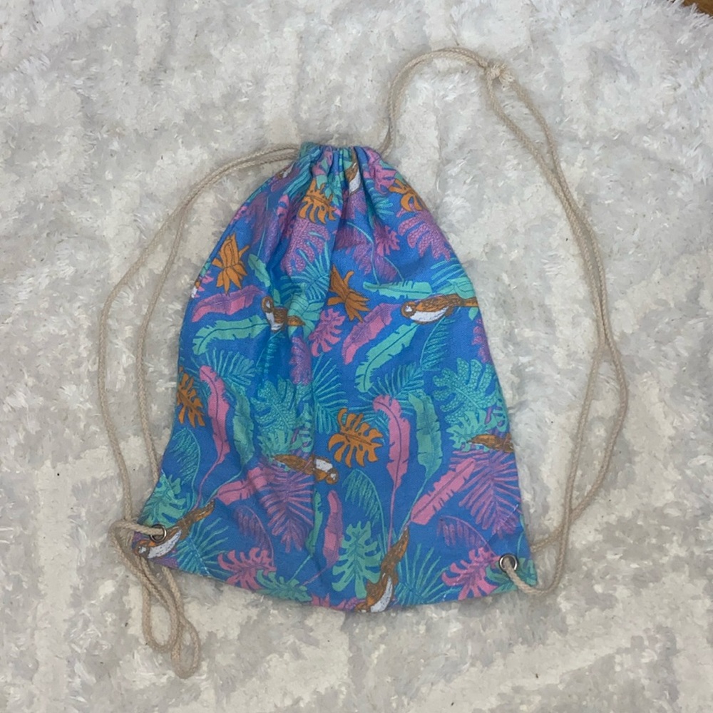 cute summer colorful beach bag